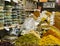 Spices you can find in medina, suk, market in Jerusalem, Israel.