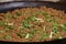 A spicy beef keema mince curry.