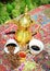 Spicy exotic arabian coffee