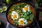 Spicy Green Shakshuka with Avocado and Lime