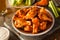 Spicy Homemade Buffalo Wings