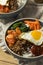 Spicy Homemade Korean Bibimbap Rice