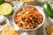 Spicy Homemade Pico De Gallo