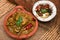 Spicy Indian chicken curry of Chettinad Tamil Nadu