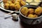 Spicy Indian vegan Moong Daal Balls