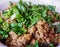 Spicy minced pork