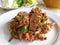 Spicy raw meat salad - spicy minced beef