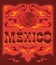 Spicy red Mexico sign - mexican poster