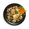 Spicy Squid Salad with vegetables Appetizer dish Thai Food