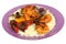 Spicy Tandoori King Prawns with Rice and Peppers
