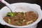 A spicy tasty beef keema mince in a bowl.