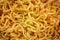 Spicy Tasty Instant Noodle In Top View