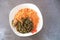 Spicy Tasty Nigerian Jollof with Vegetable Soup