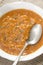 Spicy tomato soup with lentils