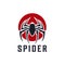 Spider Badge logo design inspiration Illustration