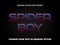 SPIDER BOY SUPERHERO LOGO GRAPHIC STYLES TEXT EFFECT