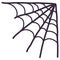 Spider corner cobweb icon. Cartoon vector illustration.