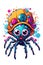 spider kawaii halloween graphics white background