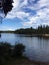 Spider Lake Provincial Park on a sunny summer day, BC