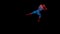 Spider-Man Across the Spider-Verse 3D animation of movement from different points of view.