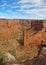 Spider Rock at Canyon de Chelly in Arizona vertical