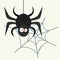 Spider silhouette arachnid fear graphic flat scary animal poisonous design nature phobia insect danger horror tarantula