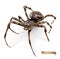 Spider vectorized image. 3d realistic vector icon