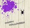 Spider and violet blots