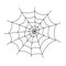 Spider web cobweb vector icon, Spiderweb border circle cartoon net clipart