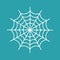 Spider web isolated. cobweb Halloween vector illustration. Spiderweb