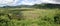 Spider Web Rice Field panorama