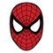 Spiderman symbol logo vector new