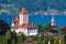 Spiez Church and Castle, Switzerland