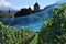 Spiez, Switzerland. Vineyard and protection net