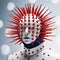 Spiked Head Man: A Dada-inspired 3d Rendering Of Intense Beauty