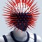 Spiked Head Mask: A Conceptual Art Piece With Precise Nautical Detail