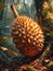 Spiky durian, formidable husk amidst a dense tropical backdrop, a pungent treasure, Ai Generated