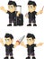 Spiky Rocker Boy Customizable Mascot 7