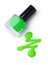 Spilled green nail polish