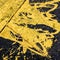 Spilled Yellow Paint Background