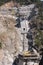 Spillway construction in a new dam