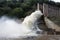 Spillway of the dam of the Yeguas