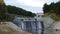 Spillway of hydro electric power dam