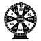 Spin fortune wheel icon, simple style