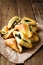 Spinach and cheese puff pastries