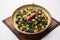 Spinach chickpea Dry Curry / Palak chana Sukhi masala sabzi