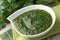 Spinach cream soup