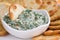 Spinach Dip & Crackers