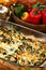 Spinach Feta Strata