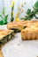 Spinach Pie with Egg or Spinach Quiche Lorraine. Salty tart with vegetables, spinach and egg. Home food, healthy and natural